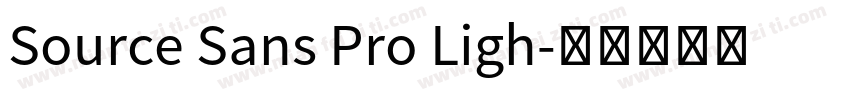 Source Sans Pro Ligh字体转换